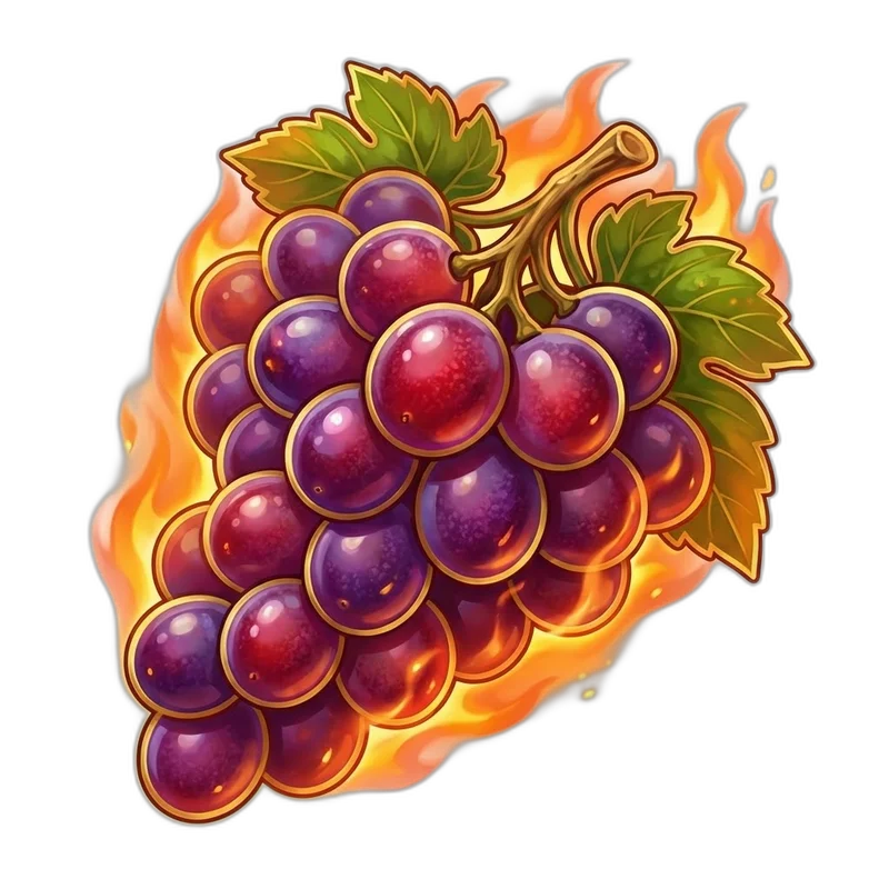 Fire Joker grapes symbol