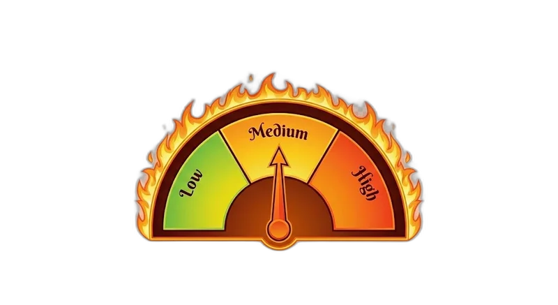 Fire Joker medium volatility gauge — balanced risk-reward indicator